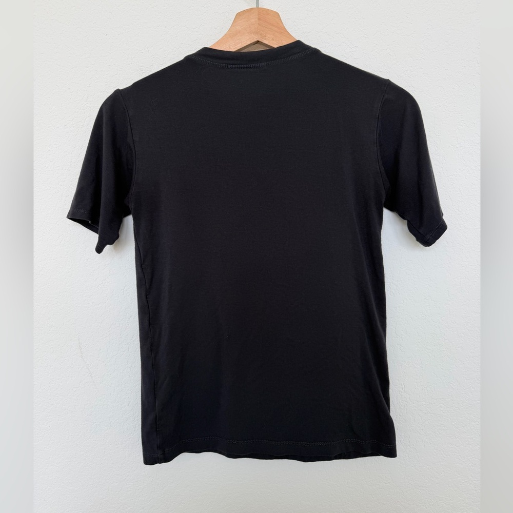 Shosh New York Black Shirt Short Sleeve Size 1/Small - Picture 2 of 7